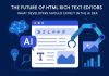 What Developers Should Expect from Rich Text Editors in the AI Days text editors