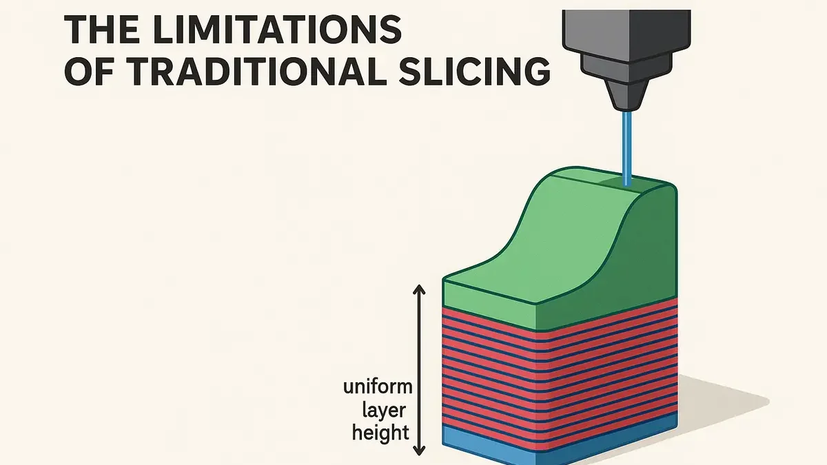 3D printing traditional slicing diagram
