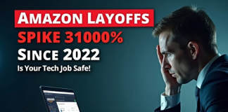 Amazon Layoffs Spike 3100% Since 2022! Is Your Tech Job Safe? Amazon Layoffs