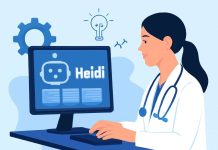 5 Surefire Ways Heidi is Transforming Clinician Workflows Clinician-using-AI-healthcare-system