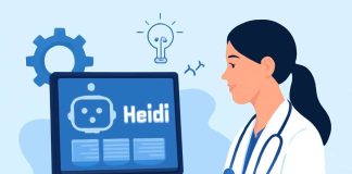5 Surefire Ways Heidi is Transforming Clinician Workflows Clinician-using-AI-healthcare-system