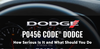 P0456 Code on Dodge: How Serious Is It and What Should You Do? P0456 Code on Dodge