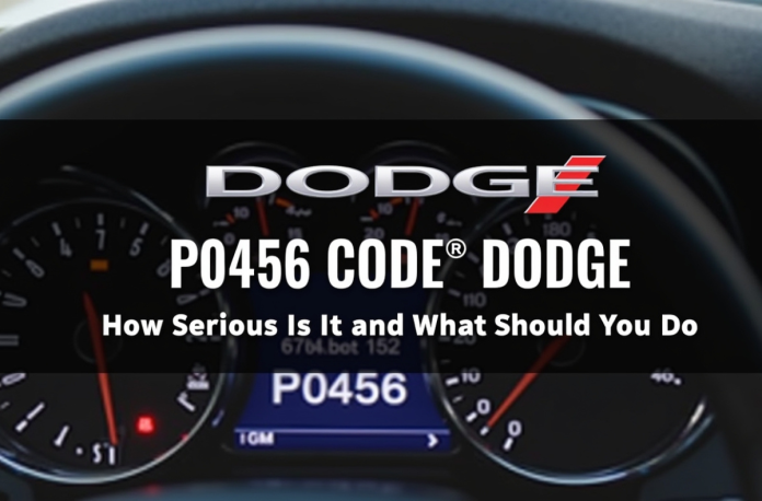P0456 Code on Dodge