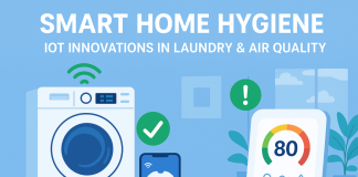 Smart Home Hygiene: IoT Innovations in Laundry & Air Quality Smart home IoT hygiene devices