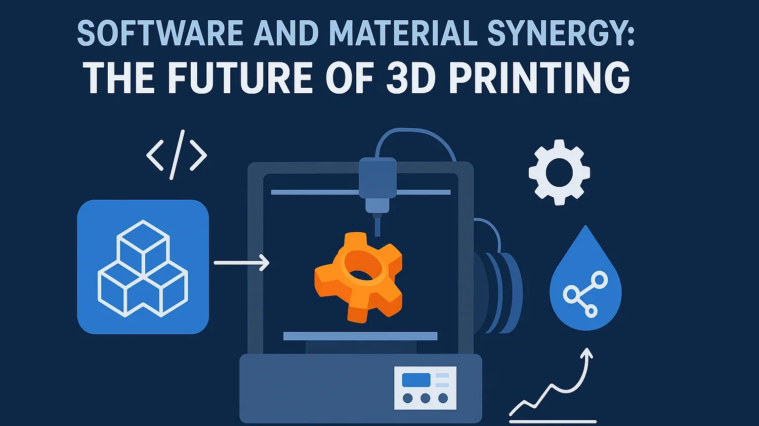 Software and material synergy infographic
