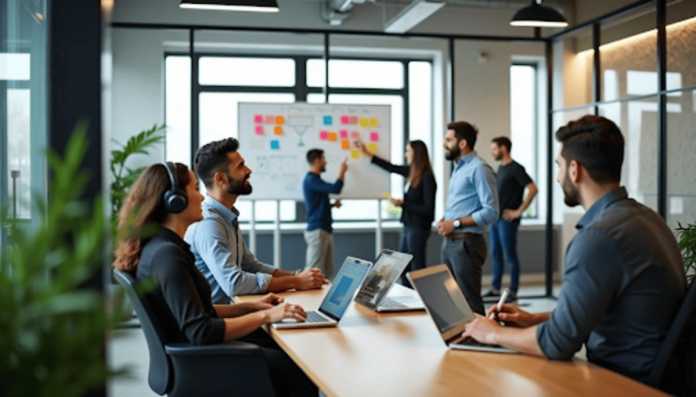 group of people in meeting room