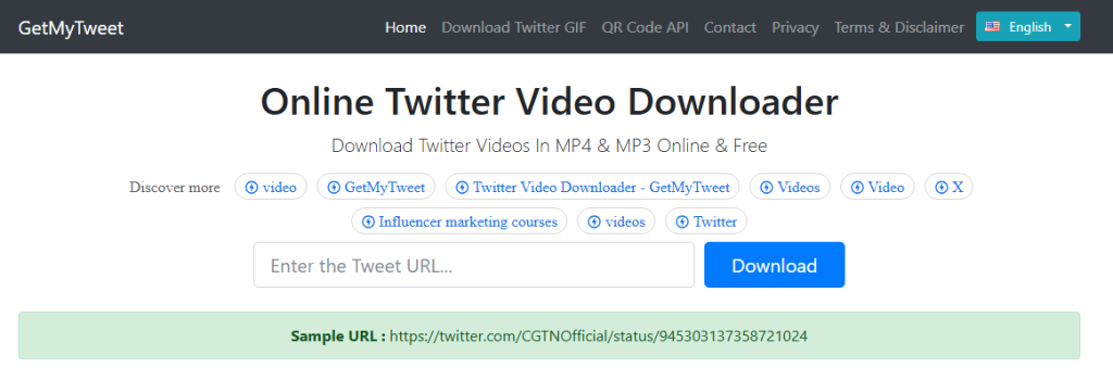 Twitter to MP4