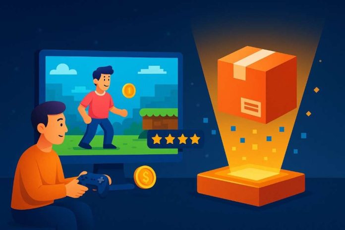 Gamer-earning-real-world-digital-rewards