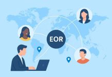 How Can EOR Services Help Companies Overcome Talent Shortages Globally? Global-EOR-workforce-connection-illustration