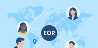 How Can EOR Services Help Companies Overcome Talent Shortages Globally? Global-EOR-workforce-connection-illustration