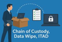 Secure Offboarding at Scale: Chain of Custody, Data Wipe, and ITAD You Can Audit IT-asset-chain-of-custody-graphic