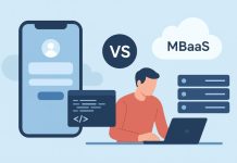 Custom vs MBaaS: What’s the Right Backend for Your Mobile App? Illustration-comparing-custom-and-MBaaS-backends.”