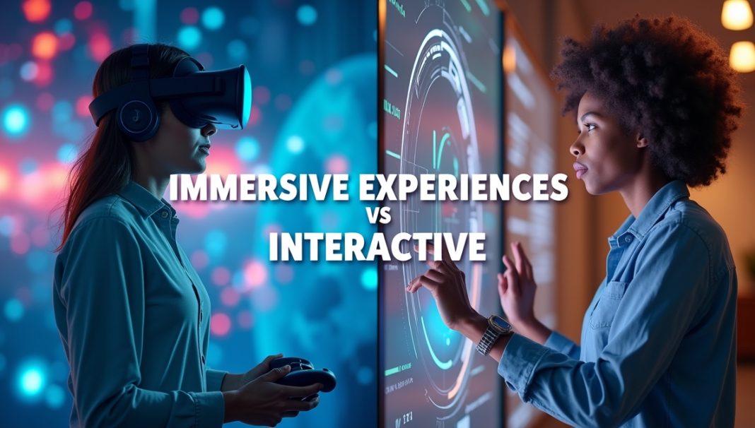 Immersive Experiences vs Interactive : Which One Engages More?
