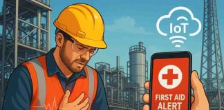 How IoT Sensor Systems Deliver Real-Time First Aid Alerts in High-Risk Worksites IoT-safety-alert-on-worksite