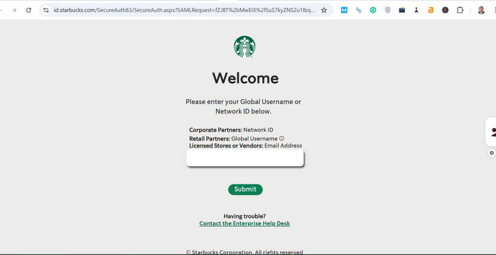 Starbucks Teamworks Partner