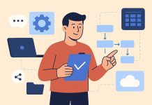 How To Choose The Best Software For Startups And Build A Strong System That Works Startup-workflow-software-illustration-concept