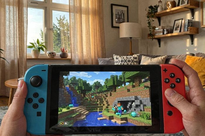 Minecraft on nintendo switch