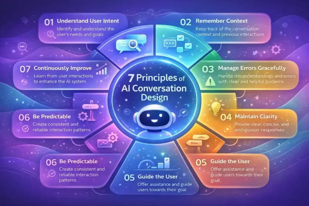 7 principles of AI conversation design