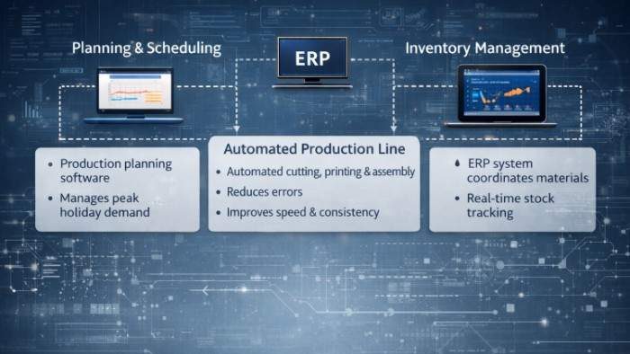 Automated production process overview