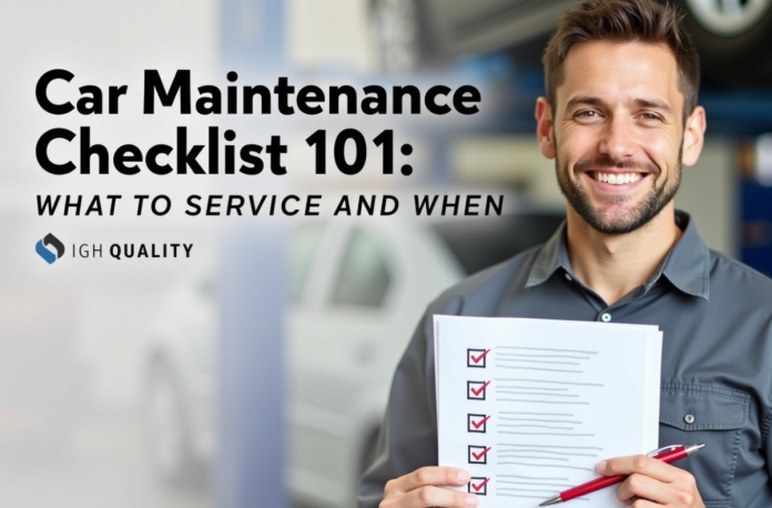 Car Maintenance Checklist Car Maintenance Checklist