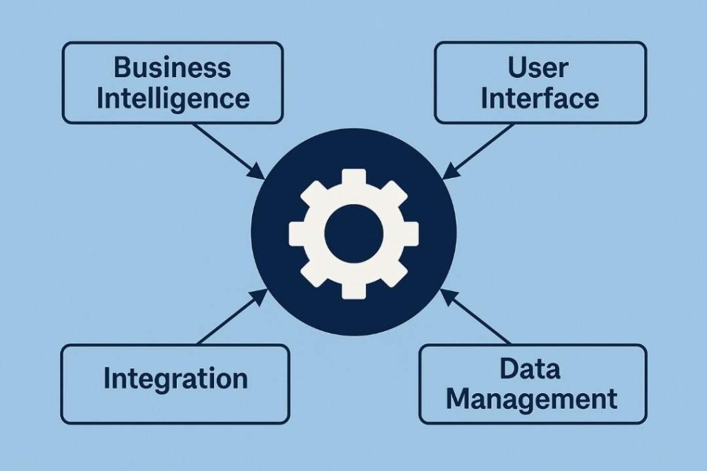 ERP Application Development Infographics