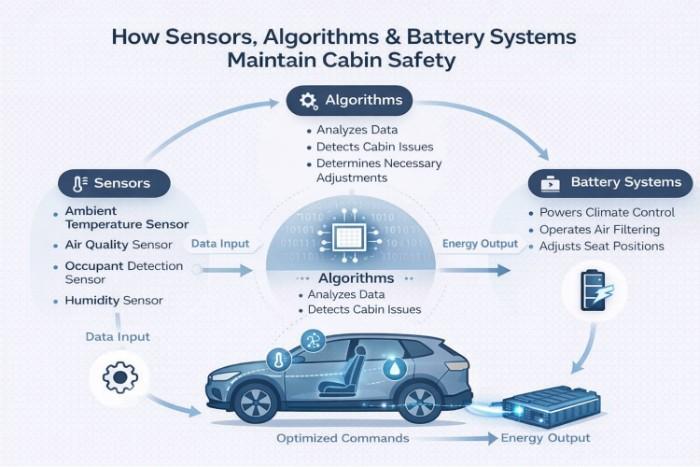 Electric vehicle cabin safety systems overview