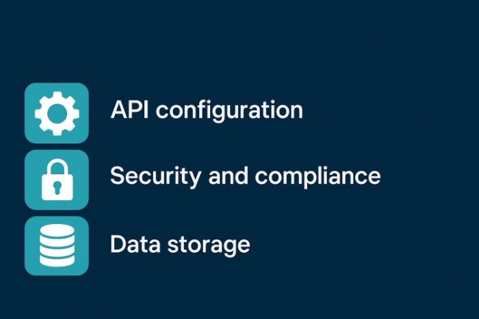 Modern teal icon infographic