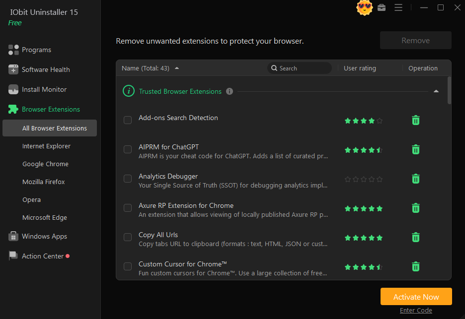 IObit Uninstaller 15