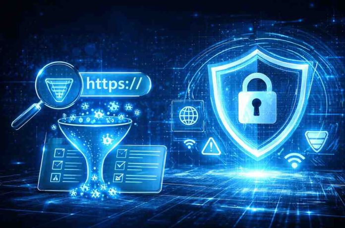 Cybersecurity URL filtering and protection