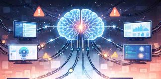 Why Relying on a Single AI Model Is Becoming a Risk for Modern Teams Futuristic AI brain in control room