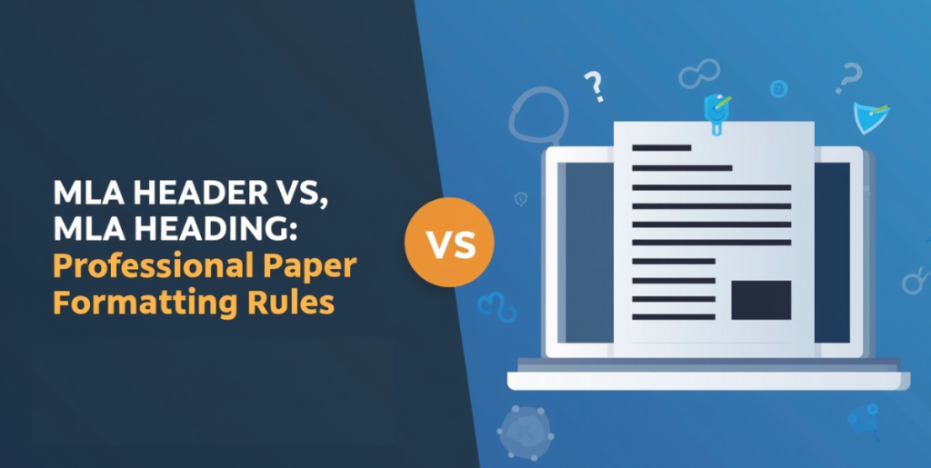 MLA Header vs. MLA Heading