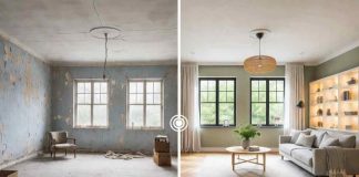 How VDraw Helps You Experiment with Room Layouts Before Final Decisions Room renovation transformation before and after