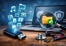 4 Simple Ways to Recover Data from Formatted USB Drive in 2026 USB data recovery concept with tools