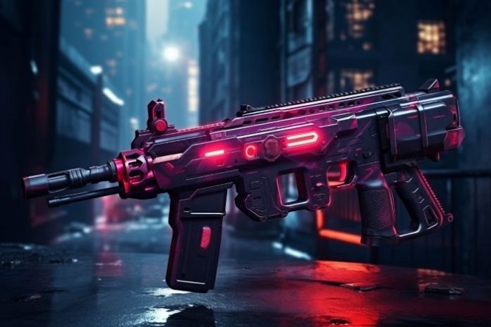 aug-gaming-rifle-esports-2025 AUG skin for gaming rifle with lights