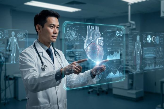 digital-healthtech-2088 medical provider using AI for clinical diagnosis