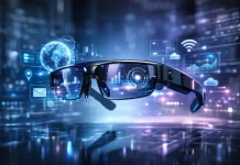 Top 10 Advanced Technologies Behind Wearable Augmented Reality Devices and Applications AR smart glasses with holographic display
