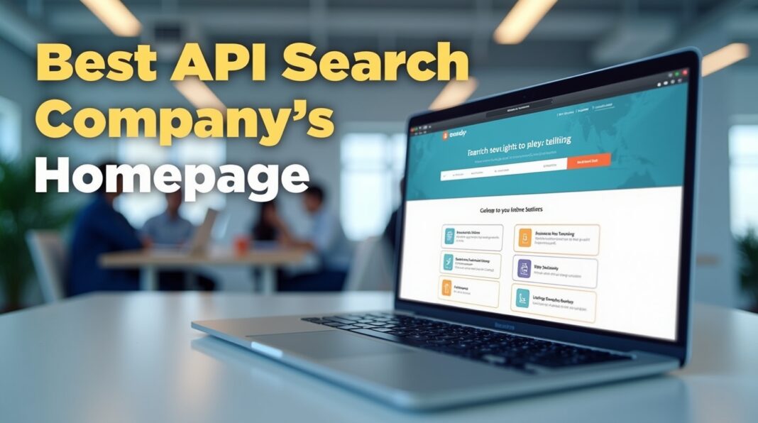 Best API Search Company's Homepage: Full Checklist for 2026