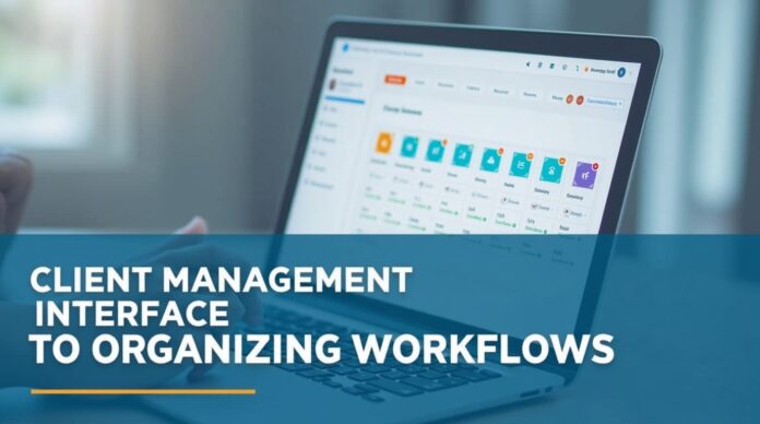 Fast Client User Interface Client Management Interface: Organizing Workflows Effectively