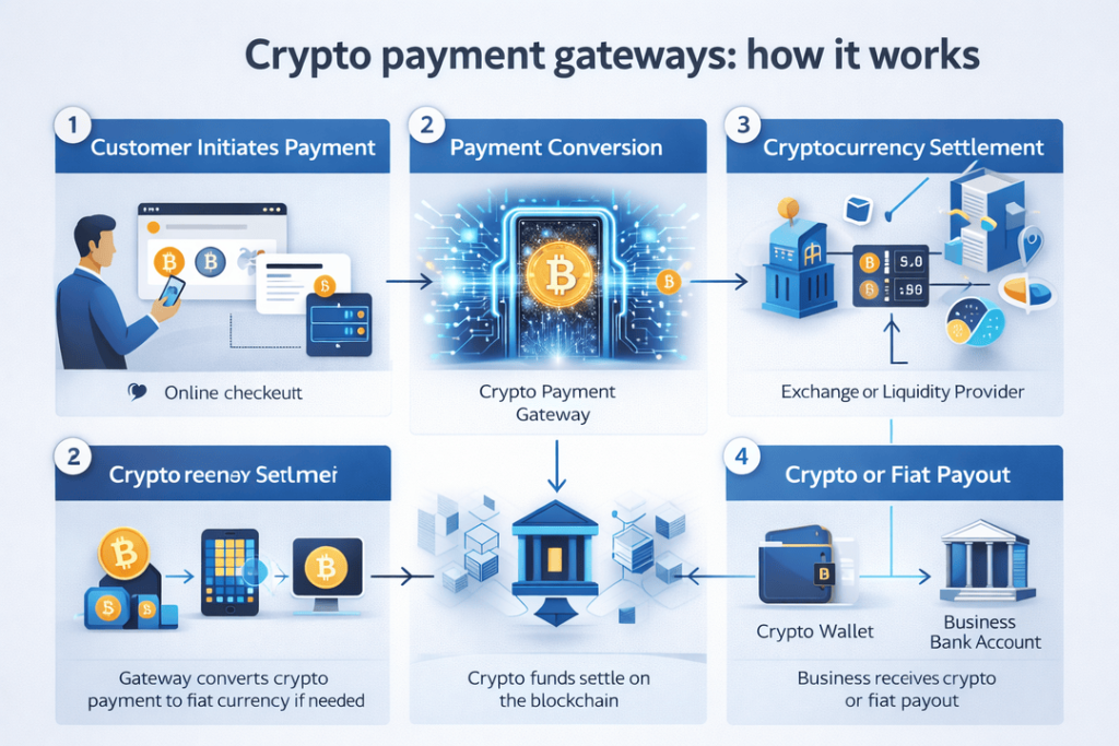 Crypto payment gateways explained visually