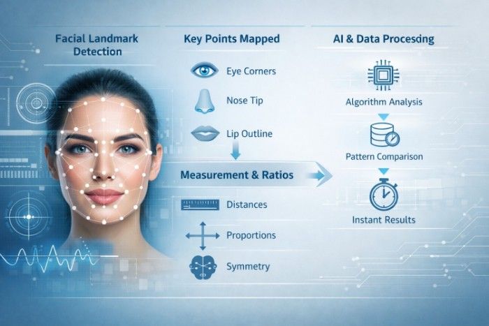 Digital face analysis explained visually