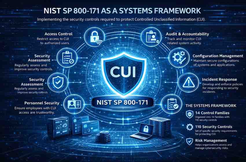 NIST SP 800-171 systems framework overview