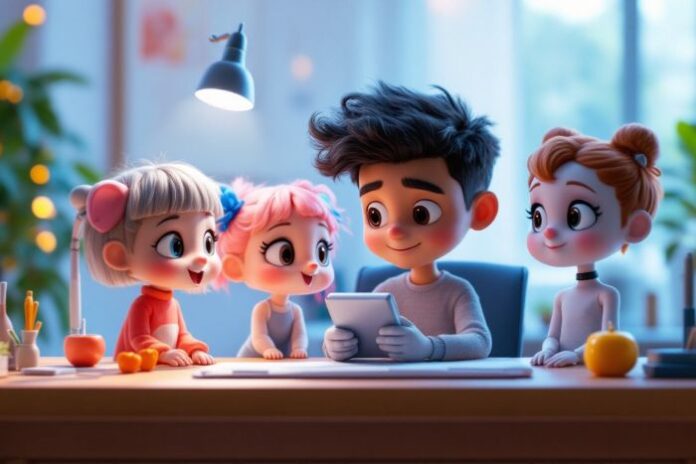 Pixar-styled characters Pixar-styled characters