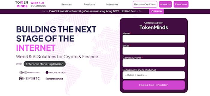 top blockchain TokenMinds