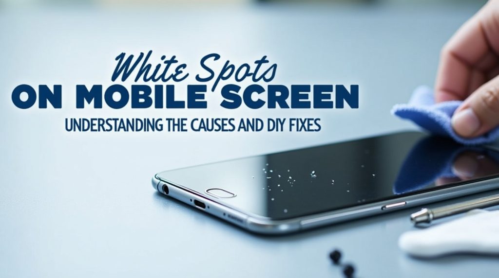 White Spots on Mobile Screen