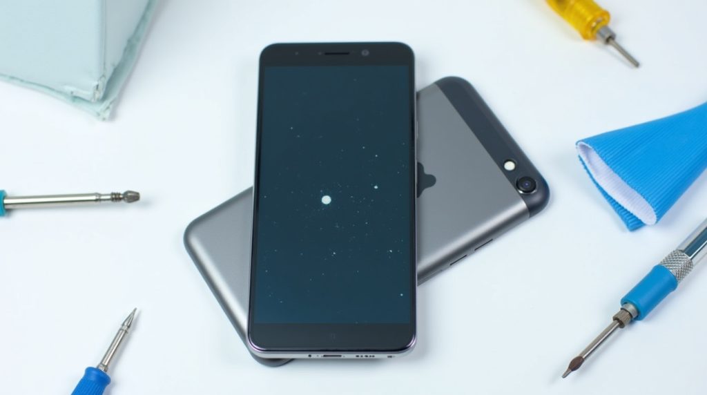 White Spots on Mobile Screen