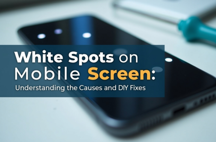 White Spots on Mobile Screen White Spots on Mobile Screen