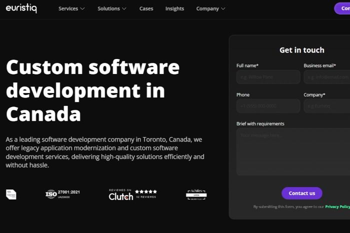 custom software developers