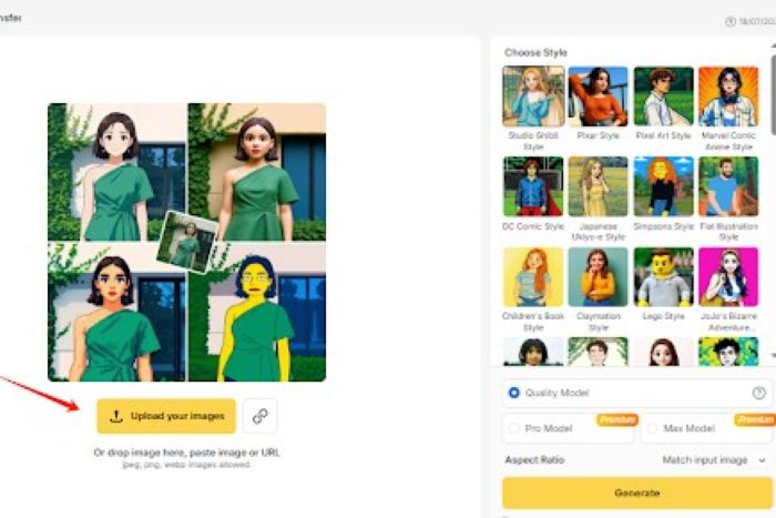 Pixar-styled characters