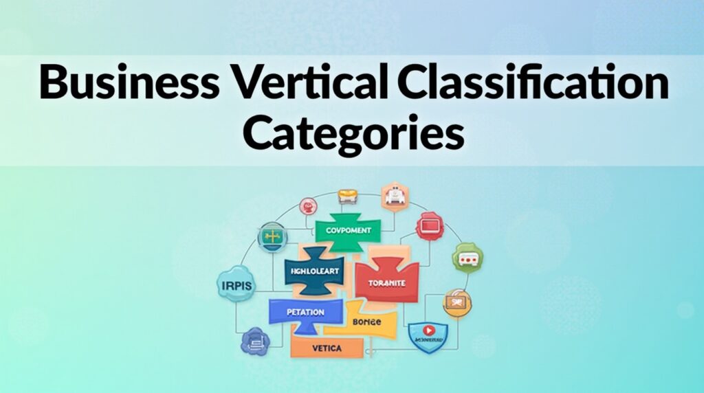 Business Vertical Classification Categories