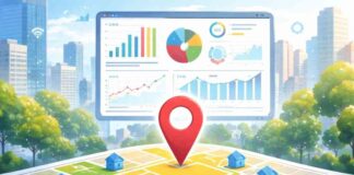 Winning the ZIP Code: How Smart Agents Use Data and Automation to Dominate Their Local Market City map with digital analytics display